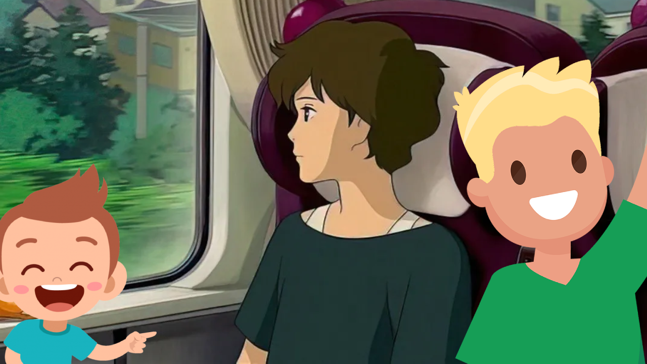 A fable of a boy returning by a train: never judge one without properly knowing the person